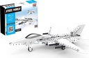 Steel World Assembled Fighter Toy Model Stainless Steel Building Block Set for Children and Adults