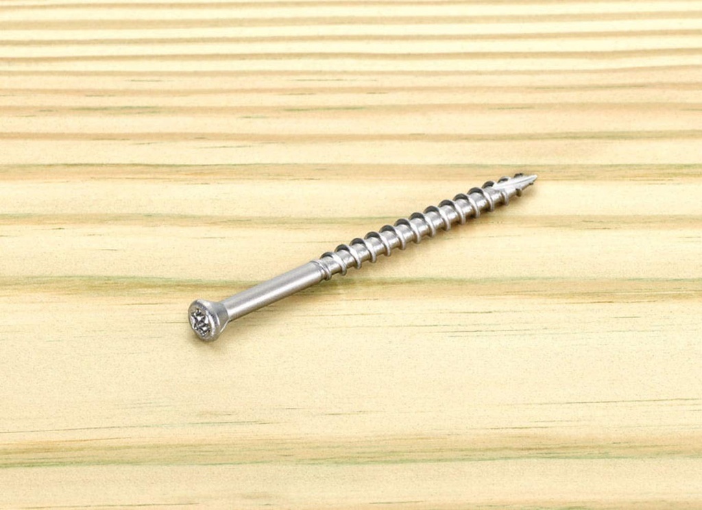 Starborn Deckfast No. 8 X 3 In. L Star Trim Head Stainless Steel Deck Screws 75 Pk