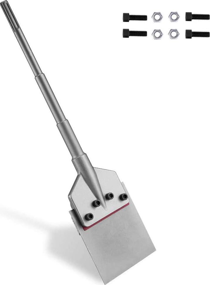 Firecore SDS Max Floor Scraper, 150mm (6'') Wide Tile Removal Bit with Long Handle and Heavy Duty Blade ( FS18625 )