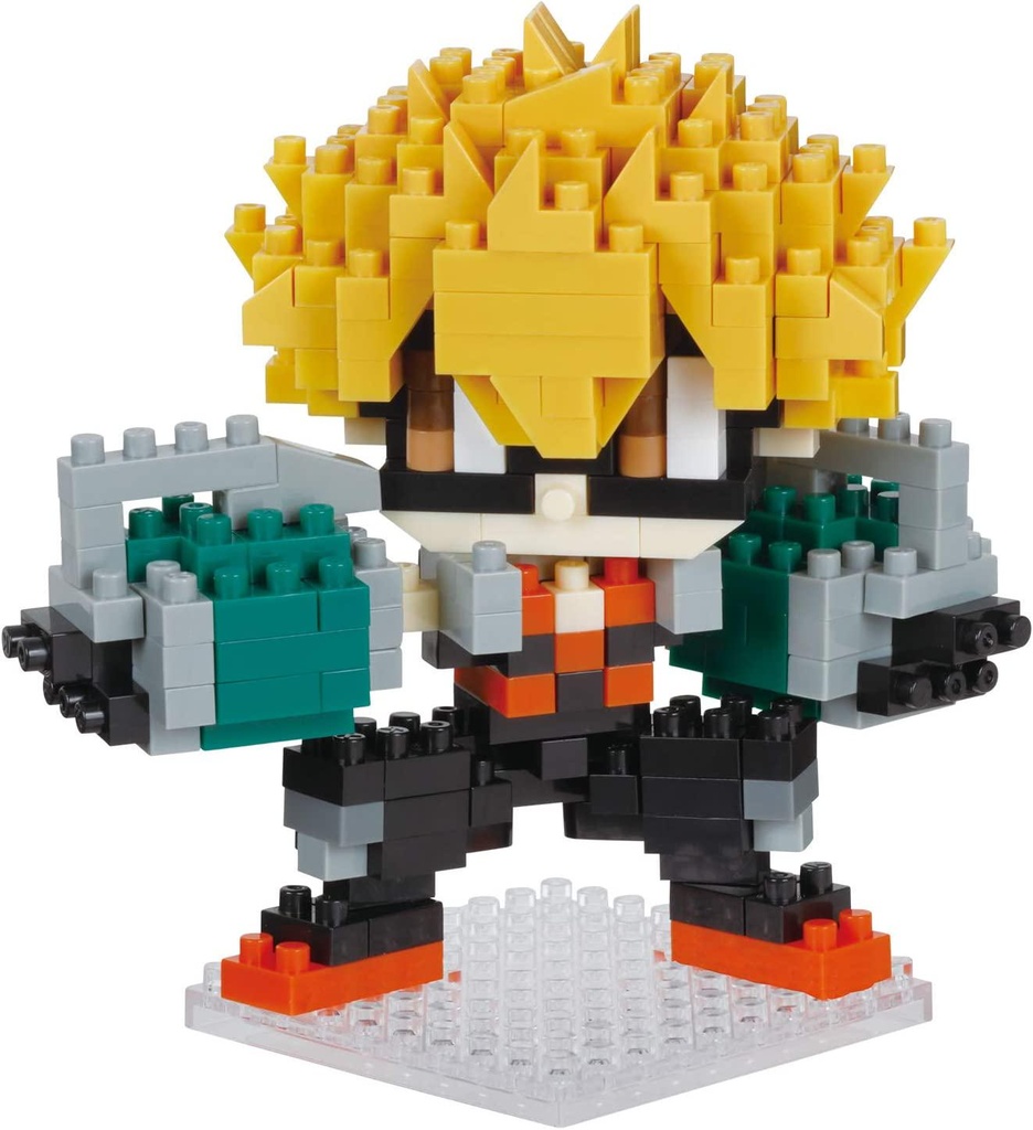 Nanoblock - My Hero Academia - Katsuki Bakugo (Box of 12), Nanoblock Charanano Series