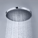 Decaura WELS Luxury Overhead Rain Shower Head Large Adjustable 10 Inch Rainfall Shower Head (Chrome)