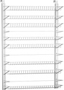 Over the Door Organizer – Hanging Wall Rack to Add Closet or Kitchen Shelves – Pantry Organization and Storage Shelving by Home-Complete (White)