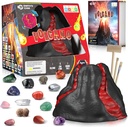 Mega Gemstone Dig Kit - Dig up 15 Real Gemstones, Rocks Collection Kit, Volcanic Minerals Dig Kit Kids Activities STEM Science and Educational Toys Gift for Boys, Girls 3-5,5-7,7-12 Year Old