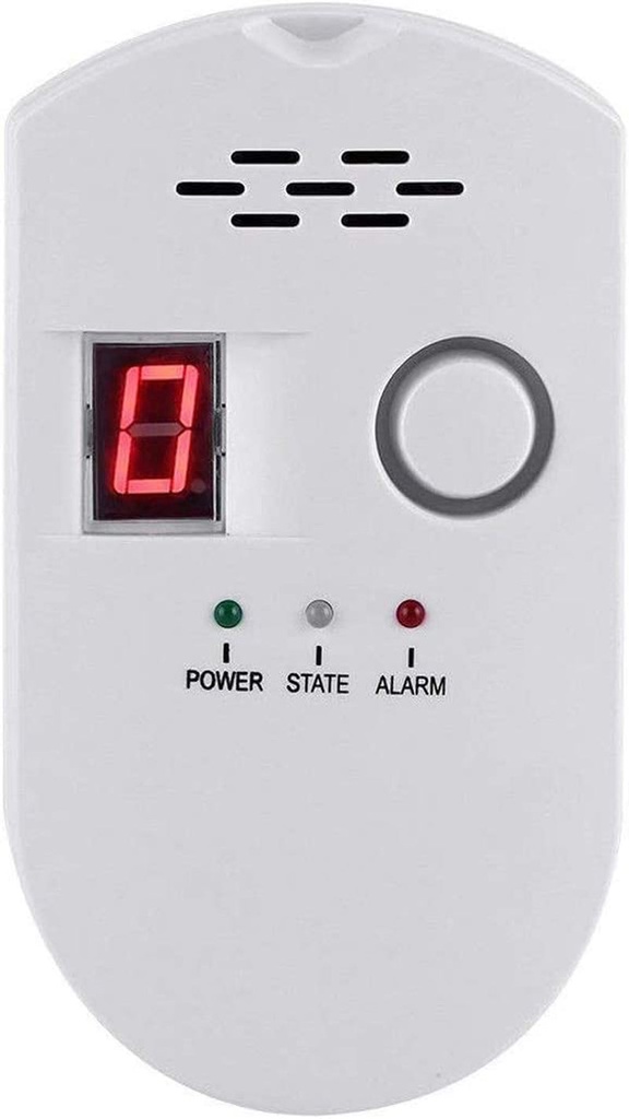 Gas Leak Detector, Natural Digital Gas Detector, Home Gas Alarm, Gas Leak Detector,High Sensitivity LPG LNG Coal Natural Gas Leak Detection, Alarm Monitor Sensor