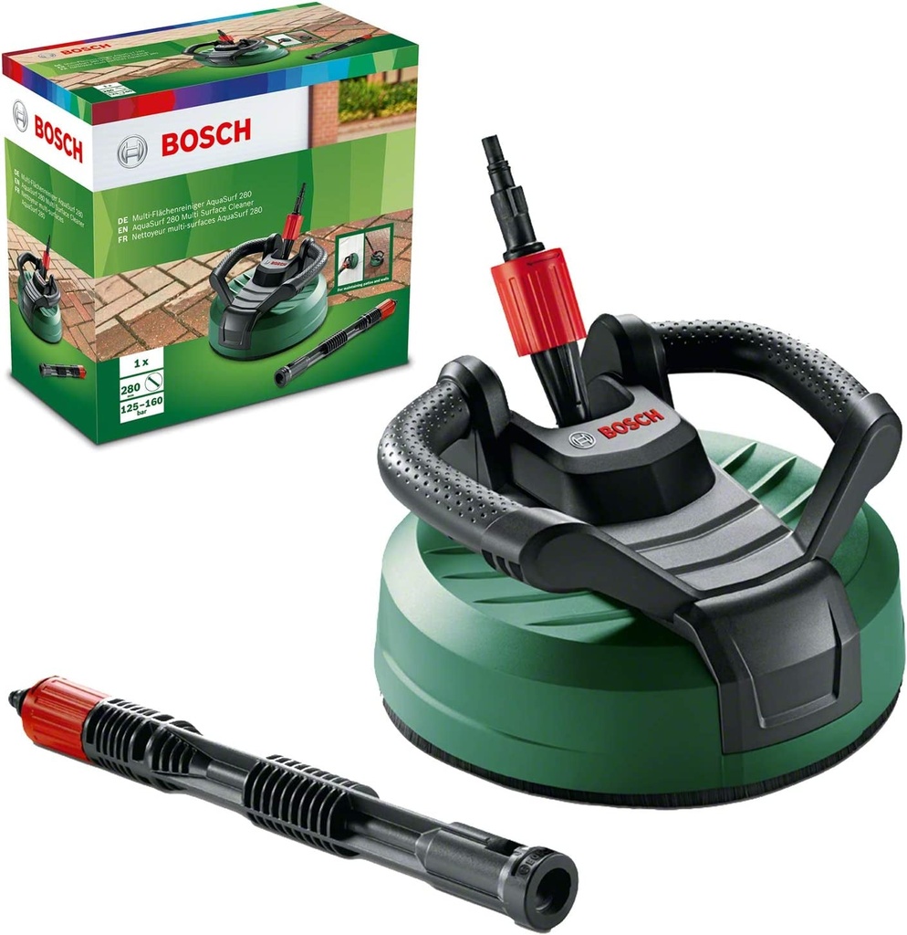 Bosch Aquasurf 280 Multi Surface Cleaner for High Pressure Washer Models 280Mm