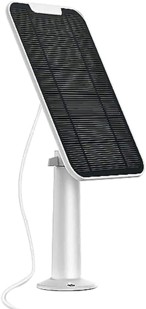 5V/4W Solar Panel Power Supply for Home Security Outdoor Rechargeable Battery Cameras, Waterproof, Reliable and Non-Stop Charging, 360° Adjustable Mounting, with Micro USB Port