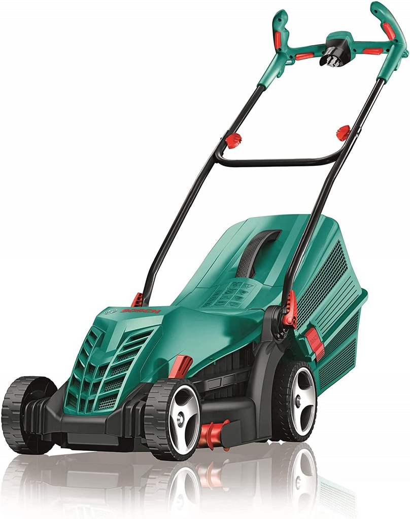 Bosch Lawn Mower ARM 37 (1400 Watt, 37Cm Cutting Width, 5 Height Settings,10M Power Cable, 40 Litre Grassbox)