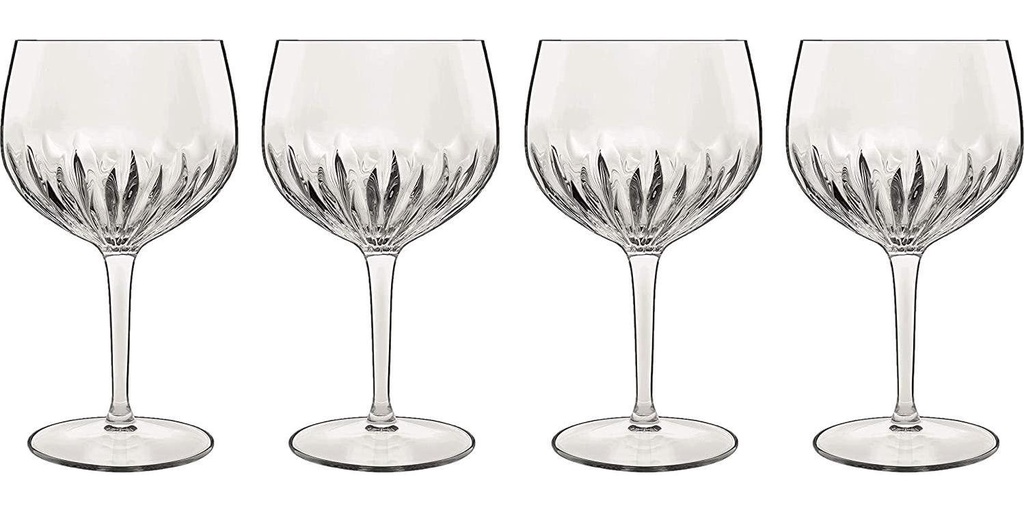 Luigi Bormioli C493 Mixology Spanish Gin and Tonic Glass 4-Pieces, 800 ml Capacity, Clear, (Pack of 1)