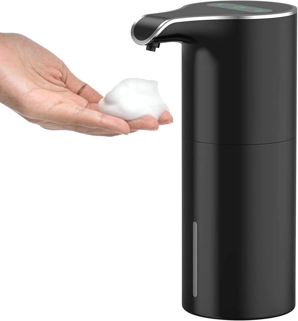 Automatic Soap Dispenser, Touchless Foaming Soap Dispensers 15.37Oz Electric Soap Dispenser Intelligent Infrared Sensor Hands Free for Bathroom, Kitchen, Auto Soap Dispenser USB C Rechargeable