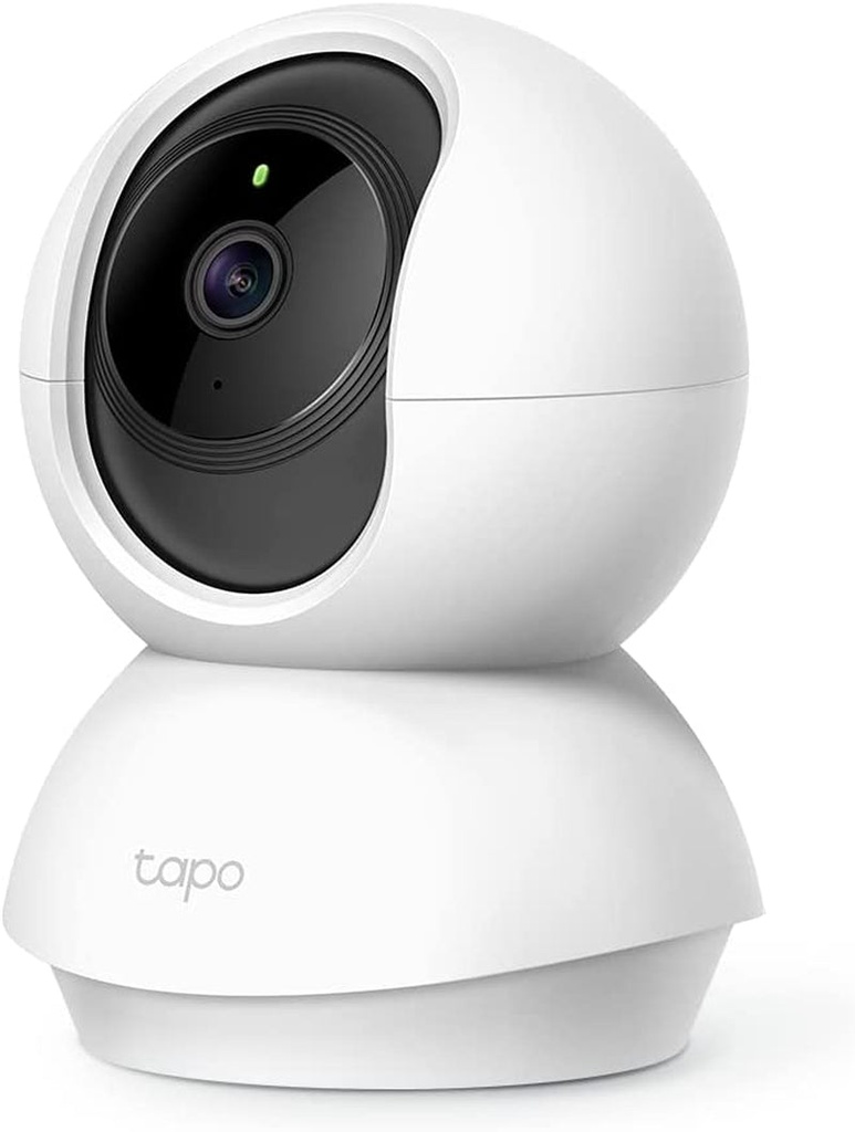 Tapo Pan/Tilt Wi-Fi Camera, 1080P, Motion Detection, Night Vision, SD Card Slot, Voice Control, No Hub Required (Tapo C200)