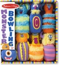 Melissa and Doug Monster Bowling Game (8 Pieces, Mesh Storage Bag)