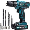 MYLEK 18V Cordless Drill - Lithium Ion Drills Driver Screwdriver Set - 13 Piece Combi Accessory Kit - LED Worklight, 18 Volts