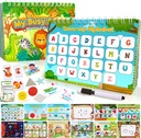 Innofans Montessori Preschool Learning Activities - 12 Themes Autism Toddler Activity Learning Materials School Supplies Baby Sensory Educational Toys Book Busy Board for Ages 1 2-4 3 4 5+ Years Old