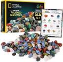 NATIONAL GEOGRAPHIC Premium Polished Stones - 5 Pounds of 1/2-Inch Tumbled Stones and Crystals Bulk, Arts and Crafts, Rock and Mineral Kit, Rocks for Kids, STEM Toys