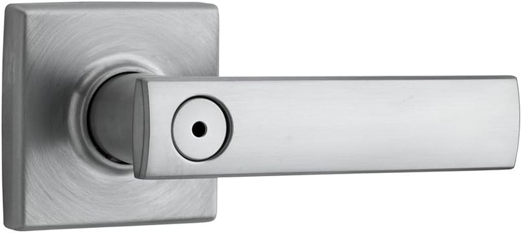 Kwikset Vedani Bed/Bath Lever Lever in Satin Chrome