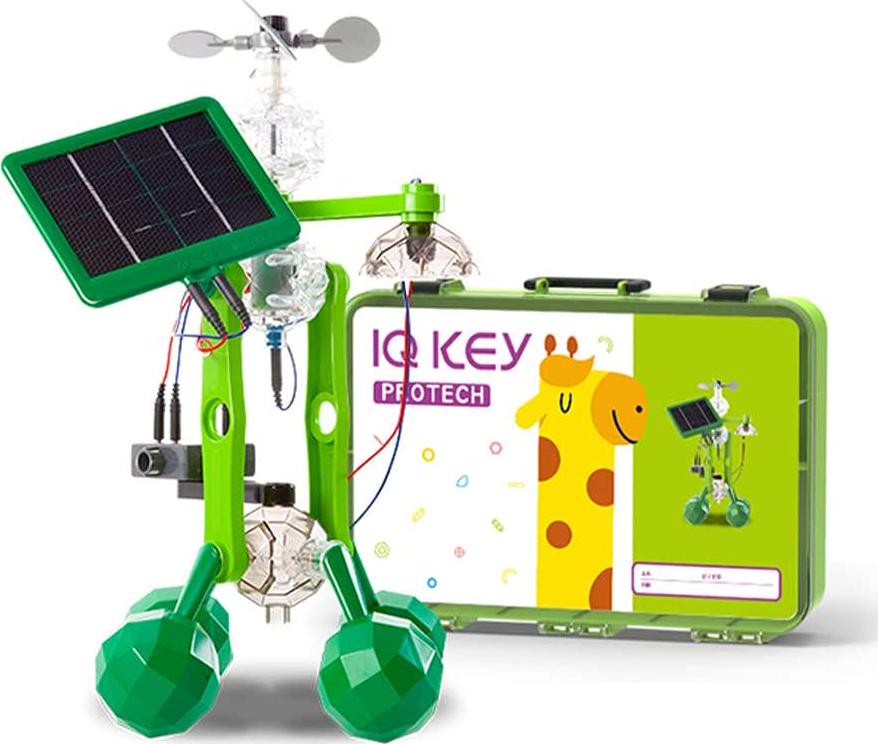 IQ Key [Protech] Erector Toy Sets, STEM Educational Learning Toy Sets for Kids, Motorized Engineering Building Blocks 12-in-1 Toys Robotic Construction Toy Kits - Toys for Kids Ages 6 and Up