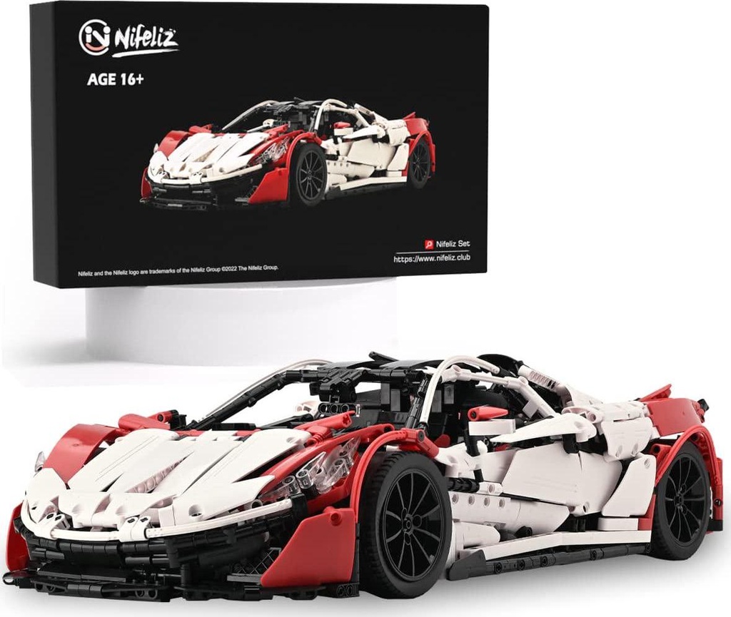 Nifeliz P1Â Race Car Model Building Kit, Build and Display an Authentic Racing Car, 1:8 Scale Adult Collectible Race Car Model (3318 PCS)Â