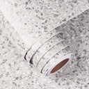 FunStick 24 x200 Granite Contact Paper for Countertops Waterproof Grey Granite Peel and Stick Countertops for Kitchen Bathroom Marble Wallpaper for Table Cabinets Adhesive Vinyl Removable Wall Paper