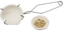 Small Melting Ceramic Crucible Dish Cup Set of 2 Melting Gold Silver Copper With Whip Tongs Handle 2A