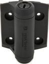National Hardware N346-206 V6212 TruClose Narrow Spring Hinge in Black, 3-13/16 x2-1/2