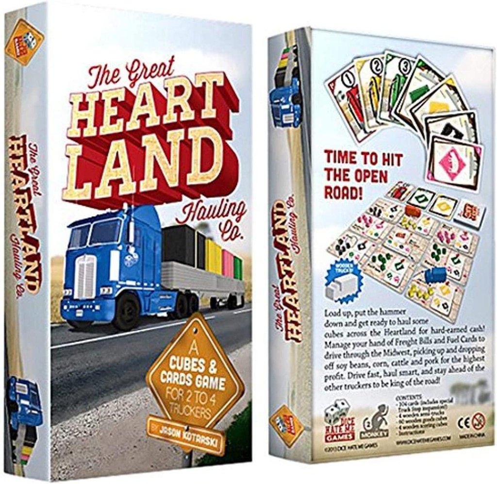 Greater Than Games The Great Heartland Hauling Board Game