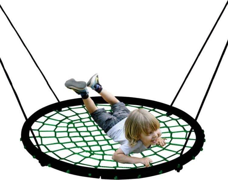 24or 40 Disc Giant Nest Web Net Tree Swing Monkey Rope Hanging Swing Seat Sets Heavy Duty For Garden Backyard Outdoor For Kids Children Adult By Hi Suyi