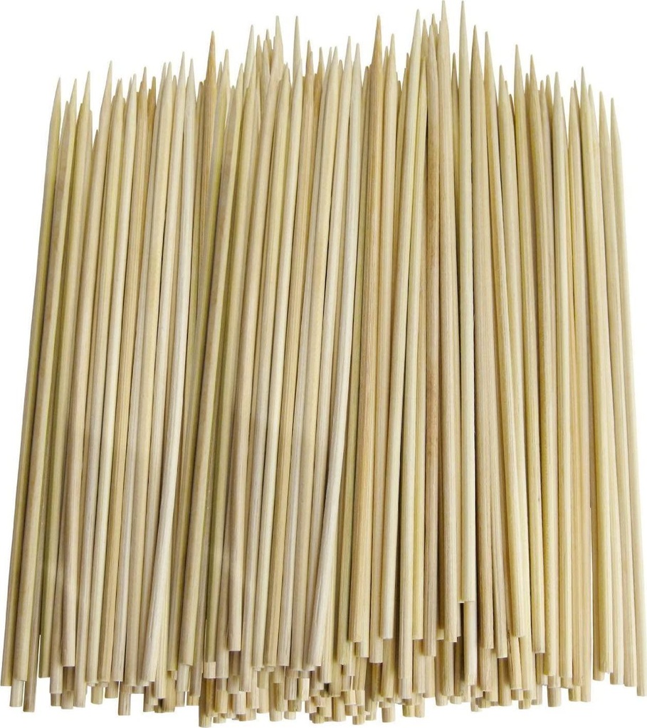 Pack of 300 Thin Bamboo Skewers for BBQ, Skewer, Shish Kabobs, Appetizers (12 Inch)