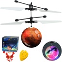 AMENON Flying Ball RC Toys for Kids, Hand Controlled Mini Drones Light-Up Flying Toy Helicopter with Rechargeable Remote Controller Quadcopter Outdoor Sport Toys Easter Basket Stuffers for Kids Boys