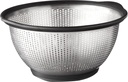 KitchenAid Gourmet Stainless Steel Colander, 5-Quart, Black