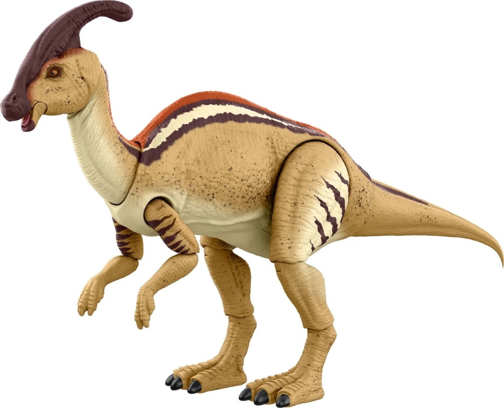 Jurassic World the Lost World Hammond Collection Parasaurolophus Dinosaur Action Figure, 12In Long with 20 Movable Joints, Gift and Collectible