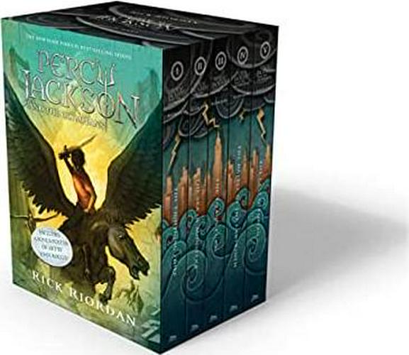 Percy Jackson and the Olympians 5 Book Paperback Boxed Set (w/poster) (Percy Jackson and the Olympians)