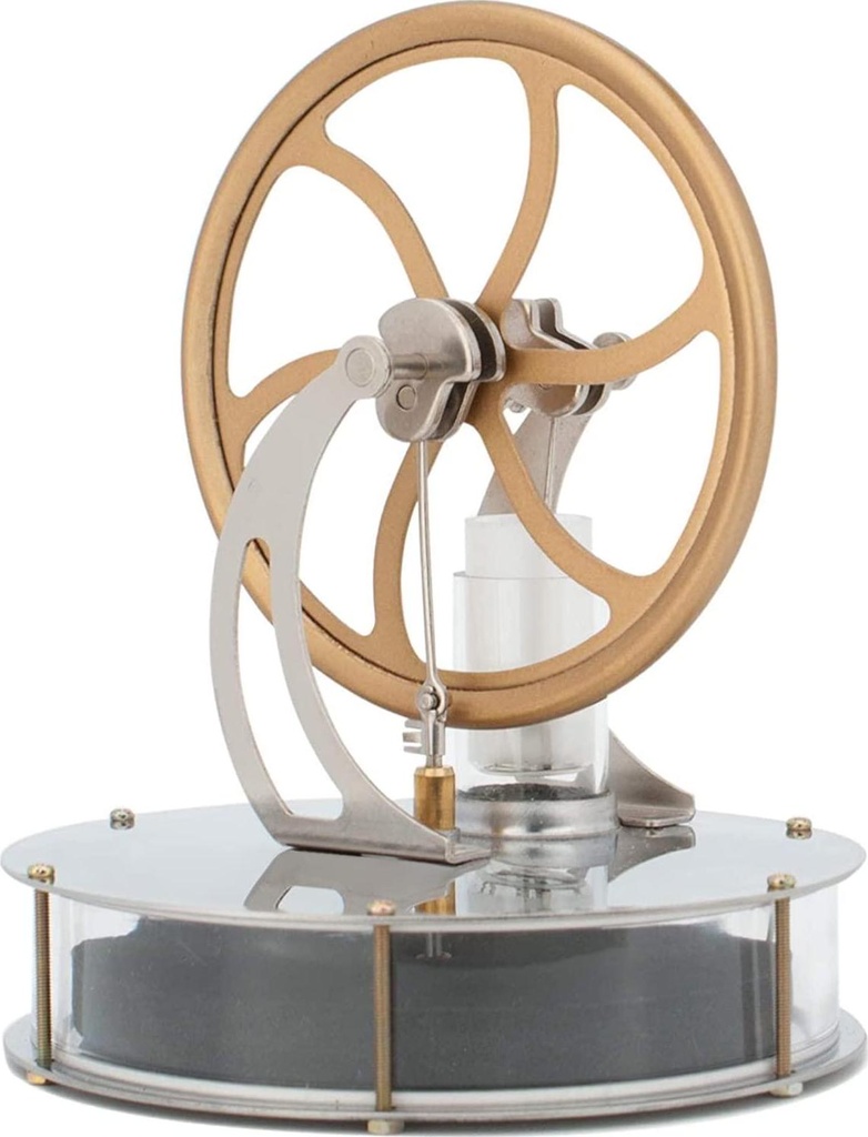 Low Temperature Stirling Engine, Gift for Adults, Learning Education Science Toy, Physics Experiment Kit, for Playing/Teaching/Collection/Enlightenment