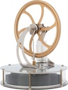 Low Temperature Stirling Engine, Gift for Adults, Learning Education Science Toy, Physics Experiment Kit, for Playing/Teaching/Collection/Enlightenment