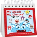 My Moods, My Choices Flipbook; 20 Different Moods/Emotions; Autism; ADHD; Stocking Stuffer; Help Kids Identify Feelings and Make Positive Choices; Laminated Pages (Monster Flipbook - Travel Size)