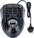 Hipoke AL1115CV 10.8V 12V 1.5A Lithium-ion Battery Charger Power Source Supply for Bosch Drill/Screwdriver Electric Power Tools Li-ion BC430 BC330, 2 607 336 996 BAT411 BAT412A