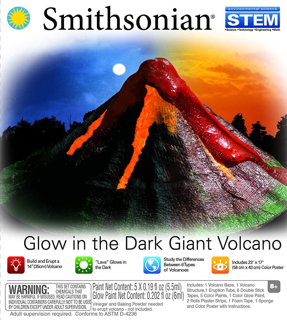 NSI Smithsonian Giant Volcano Kit Small