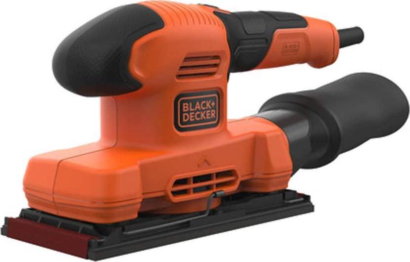 BLACK+DECKER 230 V Finishing Sander Power Tool 1/3 Sheet with 2mm Orbit Diameter, BEW220-GB
