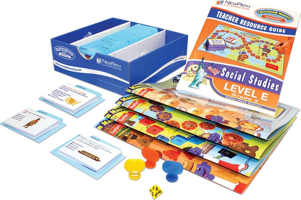 NewPath Learning Social Studies Curriculum Mastery Game, Grade 5, Class Pack