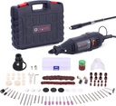 Rotary Tool Kit, GOXAWEE 130W Multi-Functional Mini Grinder Set with 140 Accessories (Keyless Chuck and Flex Shaft) Varible Speed Multi Tool for Craft Projects and DIY Creations