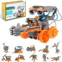 AoHu Stem Project Toys for Kids,11 in 1 Solar Robot Science Experiment Kit for Boys Age 8-12, 231 Pieces DIY Learning Education Building Set for Boys and Girls