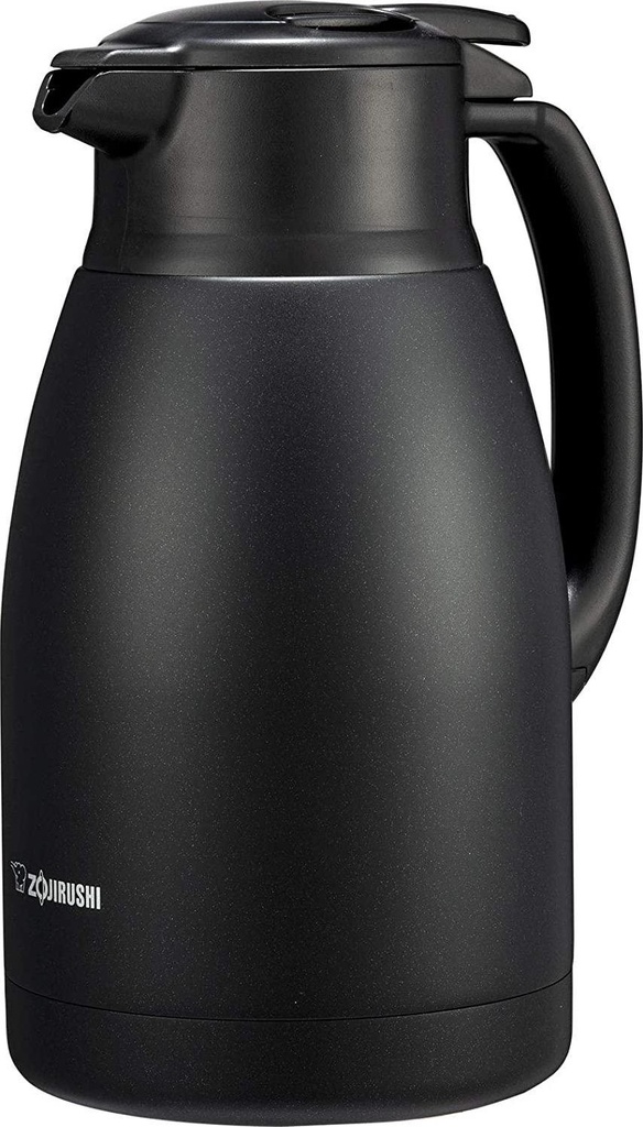 ZOJIRUSHI SH-HC15 Stainless Steel Vacuum Carafe/Handy Pot, BM: Matte Black, 1.5L Capacity