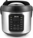 Aroma Housewares ARC-5200SB 2O2O Model Rice and Grain Cooker, Sauté, Slow Cook, Steam, Stew, Oatmeal, Risotto, Soup, 20 Cup 10 Cup uncooked, Stainless Steel