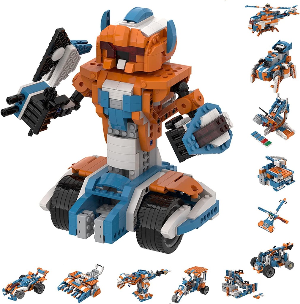 VteePck 12-in-1 Coding Robot Stem Learning Toys for Kids Boys Girls Age 8-12, Learning and Education Toys Science Kits 600-Piece App Remote Control Building Blocks for Teens 13-18, Gifts 2022 for Men.
