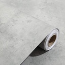 24x117 Inches 3D Textured Peel and Stick Concrete Wallpaper Grey Cement Contact Paper for Walls Kitchen Cabinets Countertop Bathroom Bedroom Furniture