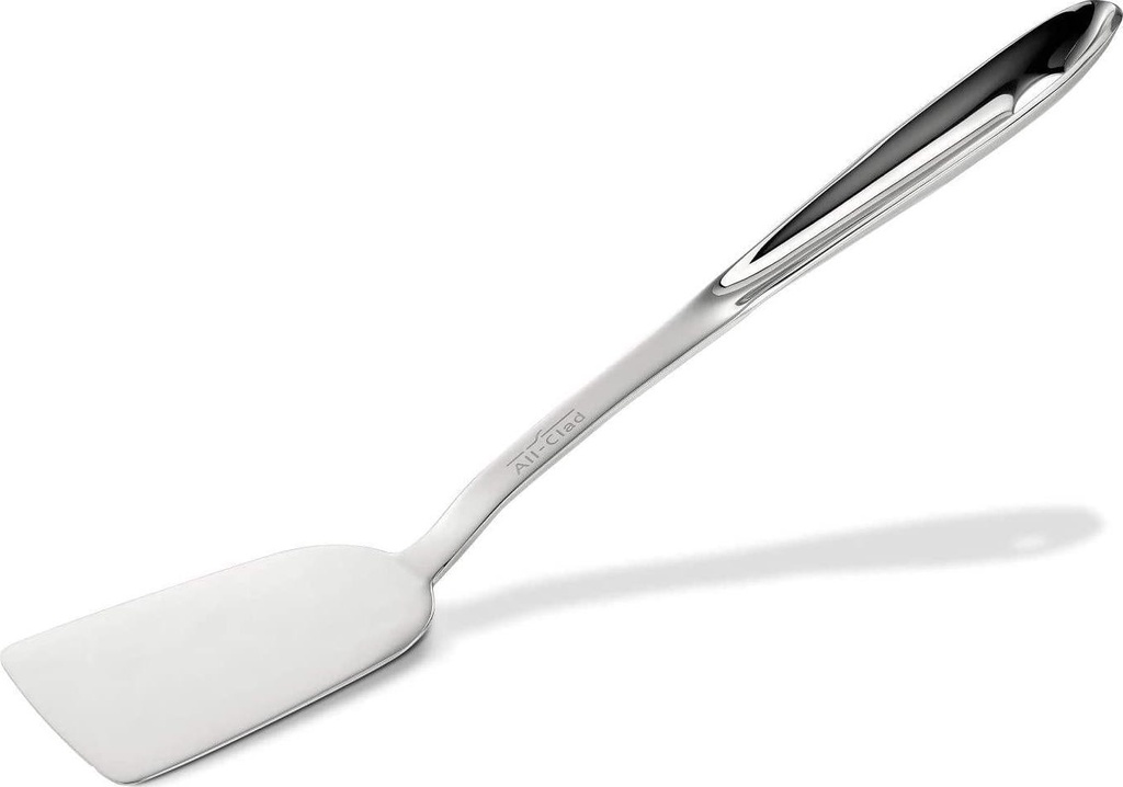 All-Clad T106 Stainless Steel Small Turner Kitchen Tool, 13-Inch, Silver