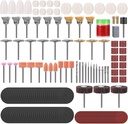 Rotary Tool Accessories Kit, Ecbrt 350 PCS Multiuse Tool Accessories with 3.2mm Collets for Cutting, Grinding, descaling, polishing, Drilling and Engraving