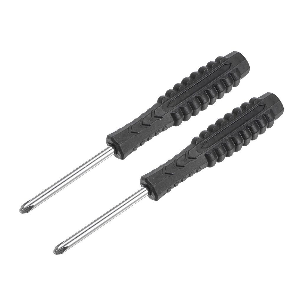 Mini Phillips Screwdriver, 4.0Mm Cross Head with Nonslip Handle for Small Appliances, 2 Pack