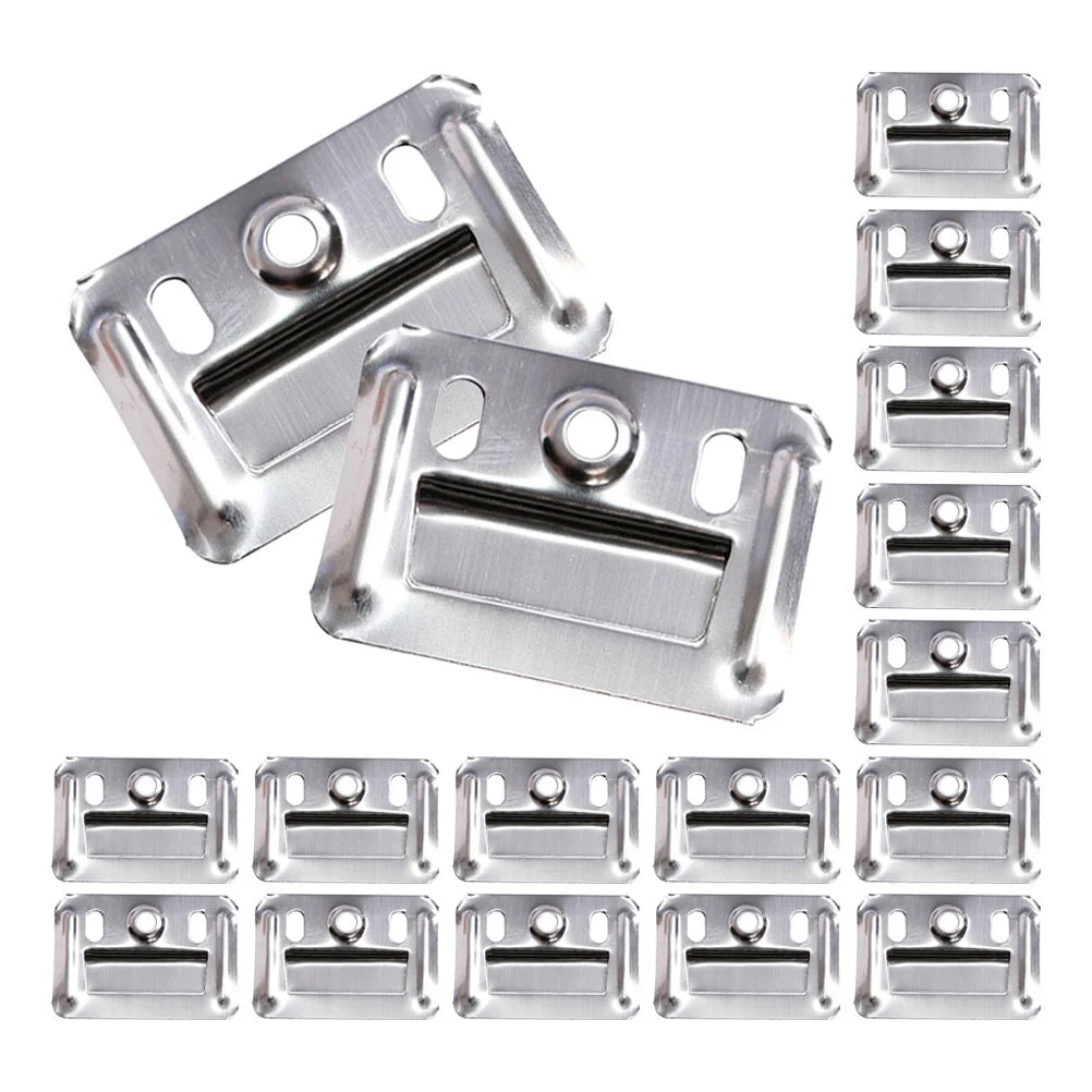 100Pcs Wall Panel Clamps Furniture Clamps Integrated Wall Panel Fixing Piece