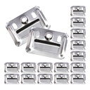 100Pcs Wall Panel Clamps Furniture Clamps Integrated Wall Panel Fixing Piece