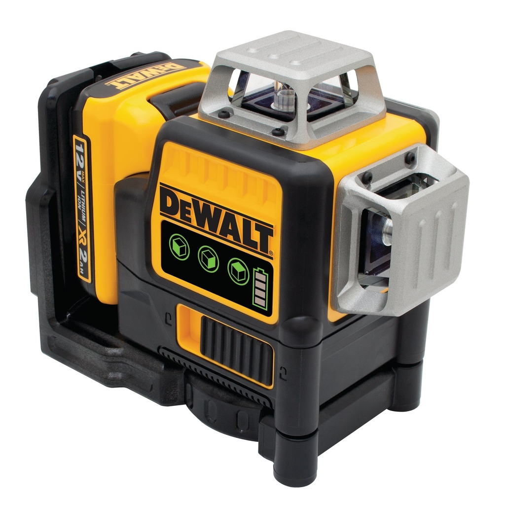 DEWALT DW089LG Green Line Laser Level, 12V 3-Way 360 Degree Professional Level (Tools Only)
